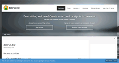 Desktop Screenshot of delirus.biz